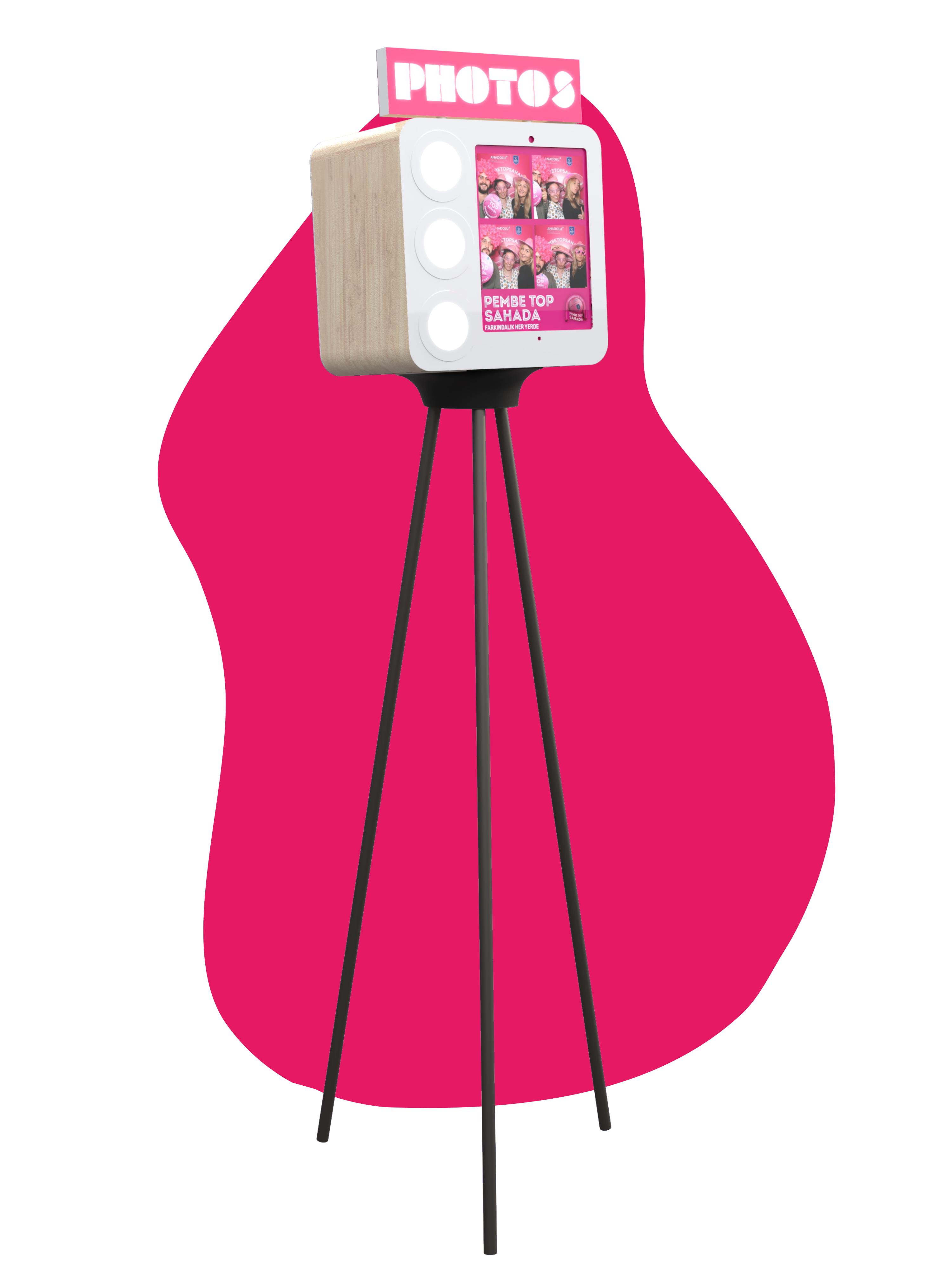 Formule Happy — photobooth Badabooth avec 150 photos imprimées